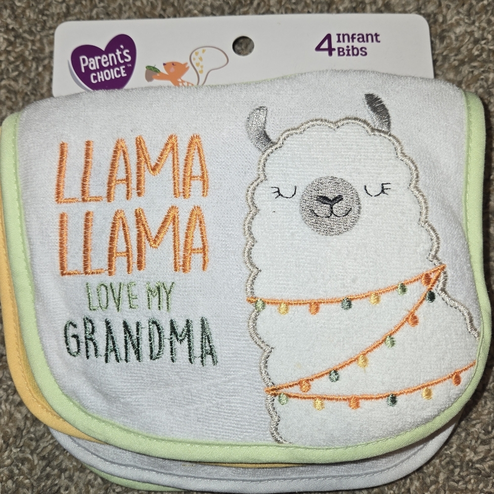 NWT 4pk baby bibs